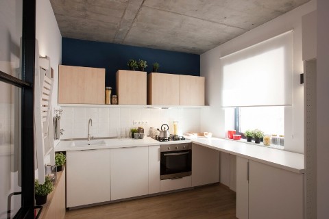Дизайн квартиры 50 кв м - кухня
