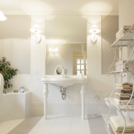 Итальянский (тосканский) стиль ванной комнаты