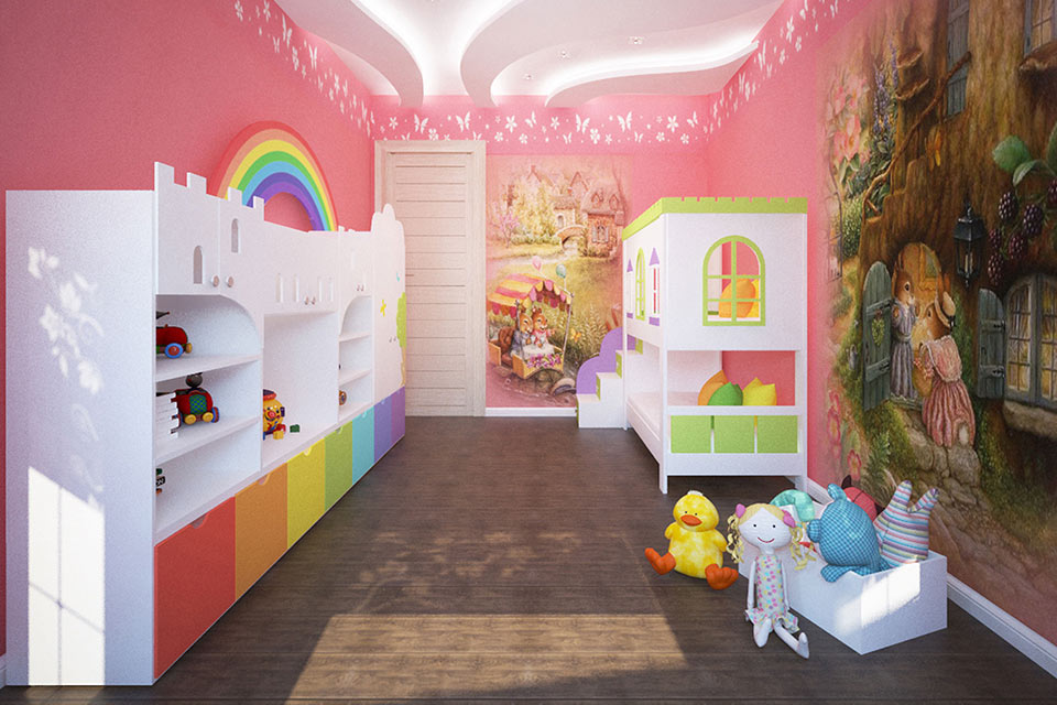 Дизайн интерьера детской комнаты для двоих детей - фото 6