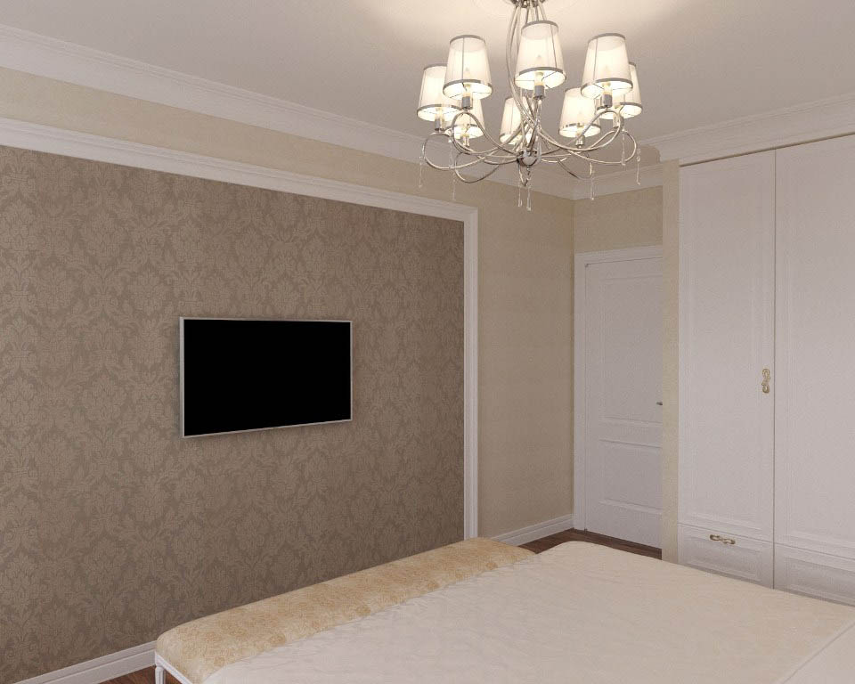 Дизайн интерьера спальни в кслассическом стиле - фото 3